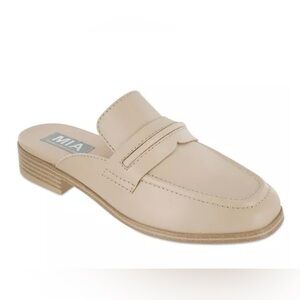 MIA Cream Slip-On Loafers